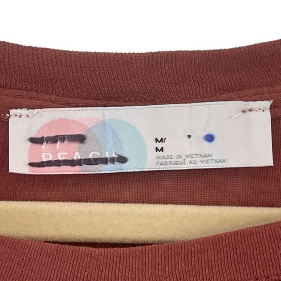 Free People Beach Meg Midi Dress Color Brown Size Medium Ruched NEW - Picture 3 of 9